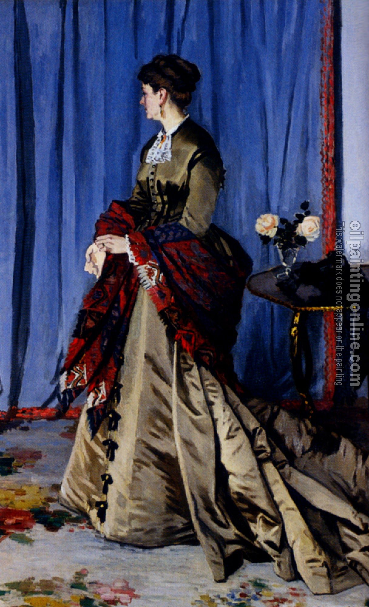 Monet, Claude Oscar - Portrait Of Madame Gaudibert